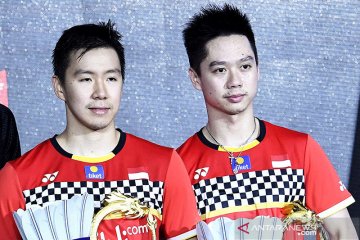 Ringkasan final China Open, Marcus/Kevin raih gelar juara ganda putra