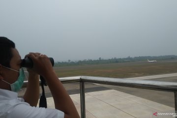 Kabut asap belum ganggu penerbangan di Bandara Minangkabau