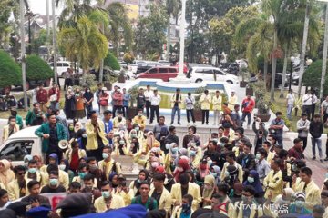 Ratusan mahasiswa tolak pasal karet di RUU KUHP