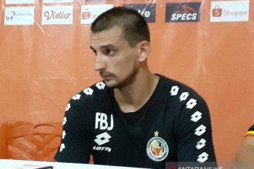 Flavio Beck Junior bahagia cetak gol perdana bagi Semen Padang