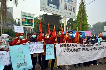 Mahasiswa Kalteng minta polisi usut tuntas perkara karhutla