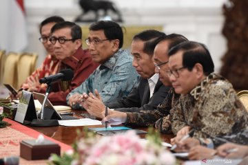 Audiensi Presiden Jokowi dengan pimpinan DPR