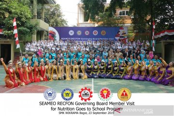 SMK Wikrama dikunjungi delegasi Pusat Regional Pangan-Gizi ASEAN