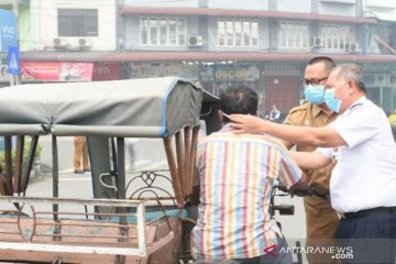 Ribuan masker dibagikan ke warga Tebing Tinggi minimalisasi kabut asap