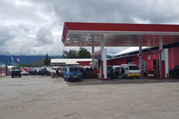 Lembaga penyalur BBM di Wamena beroperasi setelah situasi kondusif