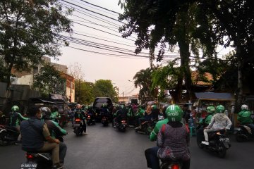 Demo mahasiswa, pengemudi ojol kesulitan layani pesanan penumpang