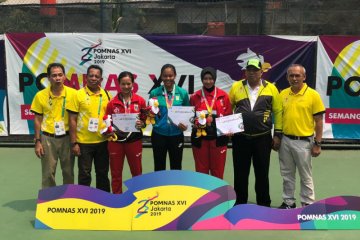 Novela Rezha dari Yogyakarta raih emas tenis tunggal putri Pomnas 2019