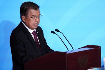 Wapres Jusuf Kalla pidato di Markas Besar PBB