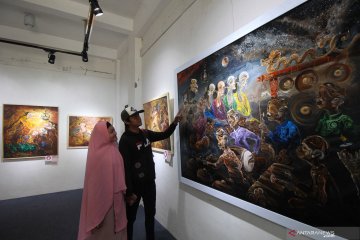 Pameran lukisan Ringgit  Wonosalam