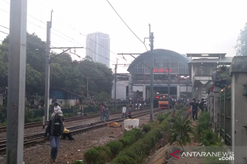 KCI rekayasa operasional lintas KRL antisipasi demonstrasi di Palmerah