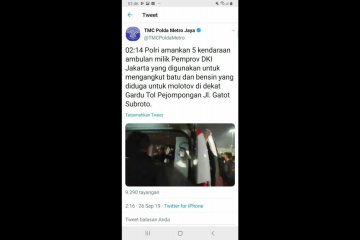 Pakar sebut video Ambulans DKI bawa batu termasuk penyebaran hoaks