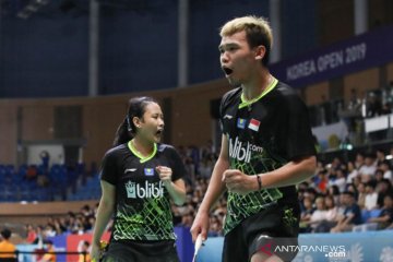 Semifinal Korea Open 2019, Rinov/Pitha dihentikan unggulan empat