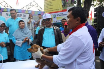 Kementan berikan bantuan 16.000 dosis vaksin rabies