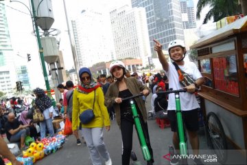 Penggunaan skuter listrik semakin diminati di Jakarta