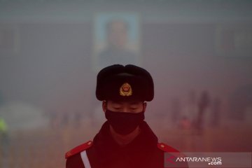 Kabut asap di Beijing menjelang perayaan