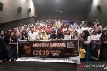 ACT Sumsel kumpulkan donasi dari lelang pada nonton film Hayya