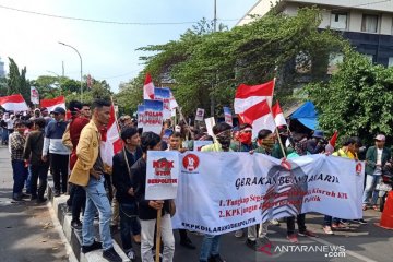 Demo mahasiswa, BEM Jakarta datangi KPK tolak penerbitan Perppu