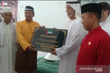 Masjid di Sambas-Kalbar bantuan Uni Emirat Arab diresmikan