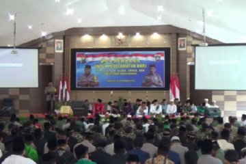 Anggota TNI/Polri dan ulama di Magetan gelar doa bersama