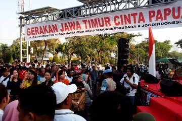 Masyarakat Jawa Timur deklarasi Cinta Papua