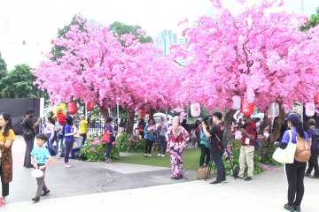 Ada suasana Jepang di Plaza Tenggara GBK