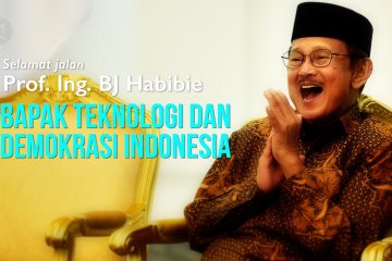 BJ Habibie, bapak teknologi dan demokrasi Indonesia