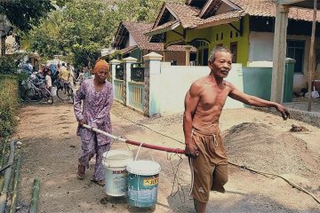 Kekeringan di Pekalongan meluas hingga 9 Kecamatan