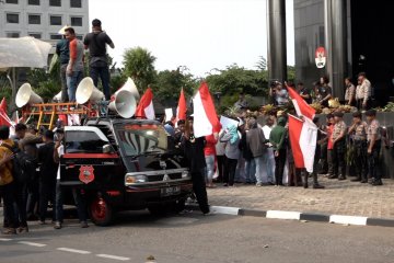 Akhir pekan, massa kembali unjuk rasa di depan KPK