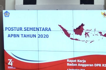 Banggar DPR resmikan postur sementara RAPBN 2020