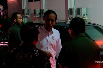 Presiden Jokowi jenguk Habibie di RSPAD Gatot Subroto