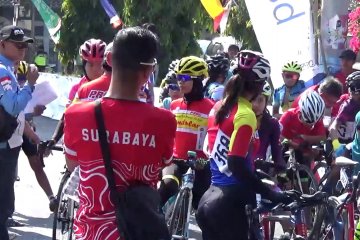 Ratusan pembalap sepeda meriahkan Tour de Linggarjati ke-5