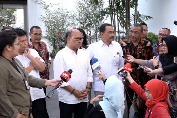 Relawan bertemu Jokowi di Istana bahas Papua sampai RKUHP
