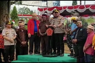 Aparat dan masyarakat bakar batu sepakat jaga Papua damai