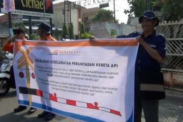PT KAI tegakkan hukum di perlintasan sebidang Yogyakarta