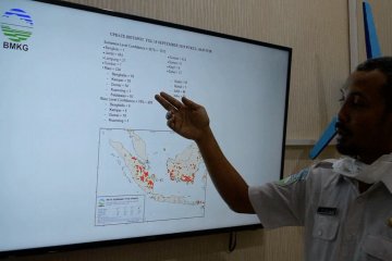 BMKG deteksi 334 hotspot kepung Riau
