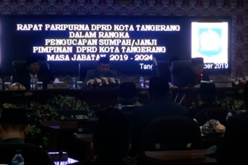 DPRD Kota Tangerang resmi miliki pimpinan baru