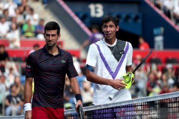 Djokovic awali debutnya di babak pertama Japan Open dengan mulus