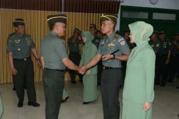 Gubernur Akmil: Kenaikan pangkat tingkatkan profesionalisme prajurit