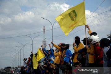 Aksi mahasiswa Makassar