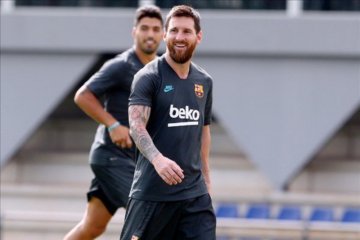 Messi dan Dembele kembali berlatih jelang Barca jamu Inter