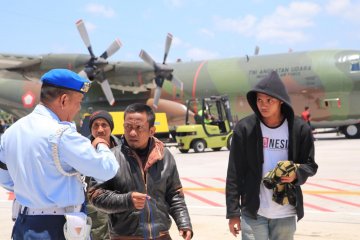 64 warga yang tinggal di Wamena, kini transit di Bali