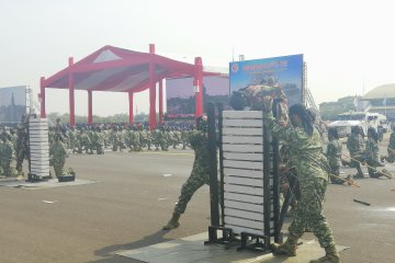 Panglima TNI tinjau kesiapan HUT Ke-74 TNI