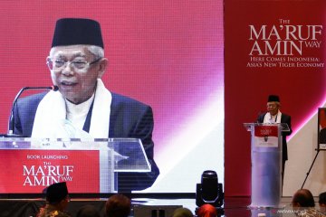 Maruf Amin hadiri peluncuran buku tentang pemikirannya