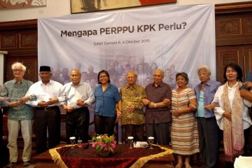 Tokoh senior nasional dukung Presiden segera terbitkan Perpu KPK