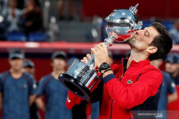 Novak Djokovic raih gelar Jepang Terbuka pertamanya