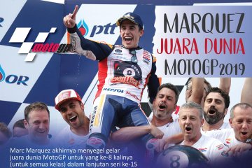 Marquez juara dunia MotoGP 2019