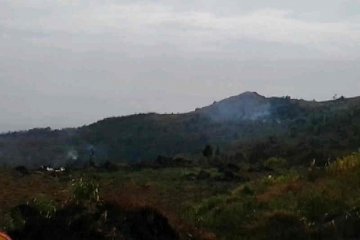 Pemadaman kebakaran kawasan Gunung Ciremai terkendala angin kencang