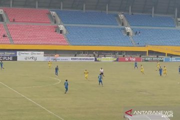 Sriwijaya FC lolos 8 besar Liga 2 usai tekuk Blitar Bandung United