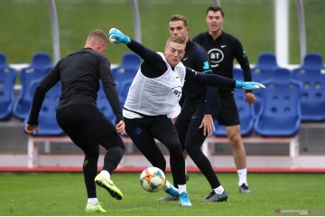 Latihan timnas Inggris jelang kualifikasi Piala Eropa 2020