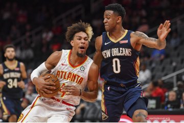 Laga pramusim NBA : Atlanta Hawks melawan New Orleans Pelicans
